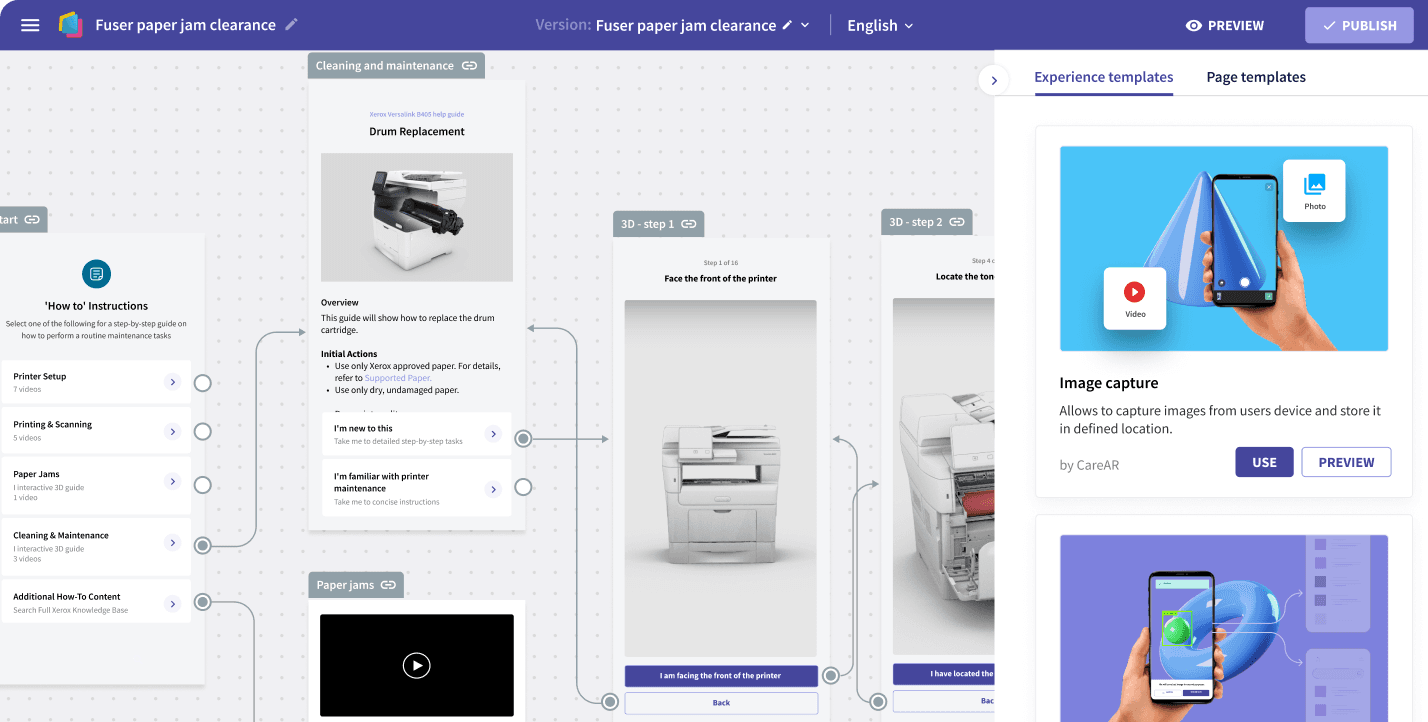 CareAR Experience Builder